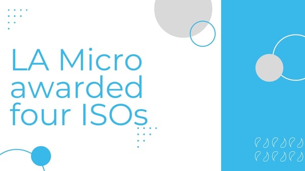 LA Micro – Received ISO certifications